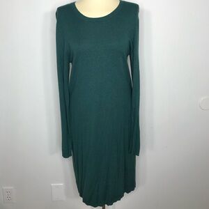 Merona Green Midi Sweater Dress